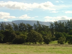 View of the Cairngorms from Conservatory