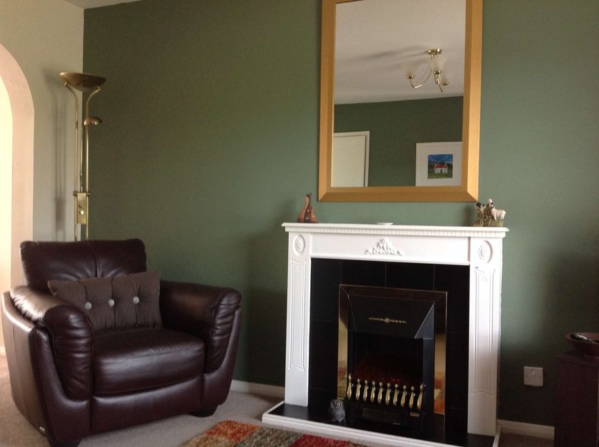 Lounge with fire
